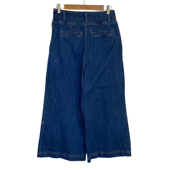 Not For Sale Anthropologie Pilcro Jeans Women‎ 27 Blue Denim Ultra Wide Leg Boho - Picture 5 of 11